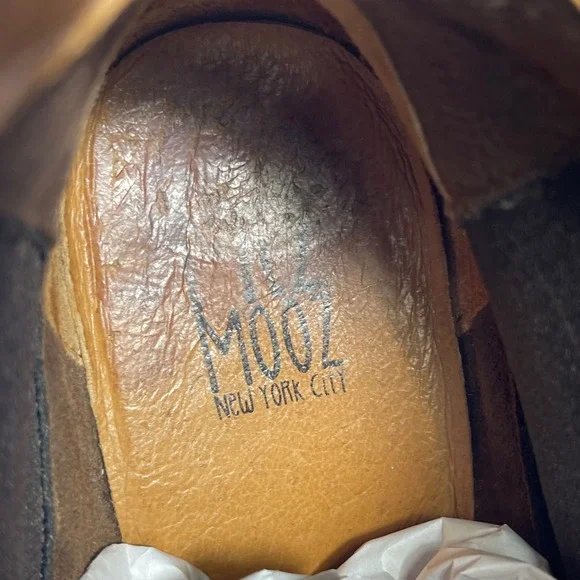 Miz Mooz LEWIS Chelsea Boots Booties Brown Leather Pull On Women's Size 8.5 US - Picture 9 of 12